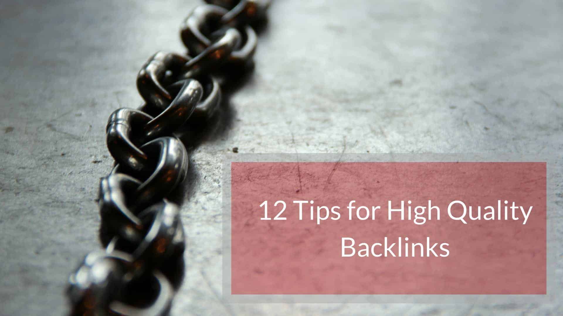 how to get high quality backlinks